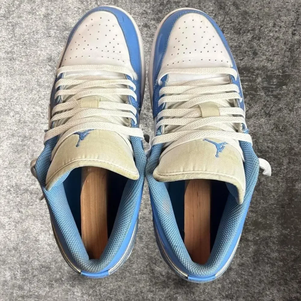 Nike Air Jordan 1 Low University Blue White Men’s Size 10.5 Sneakers 553558-414